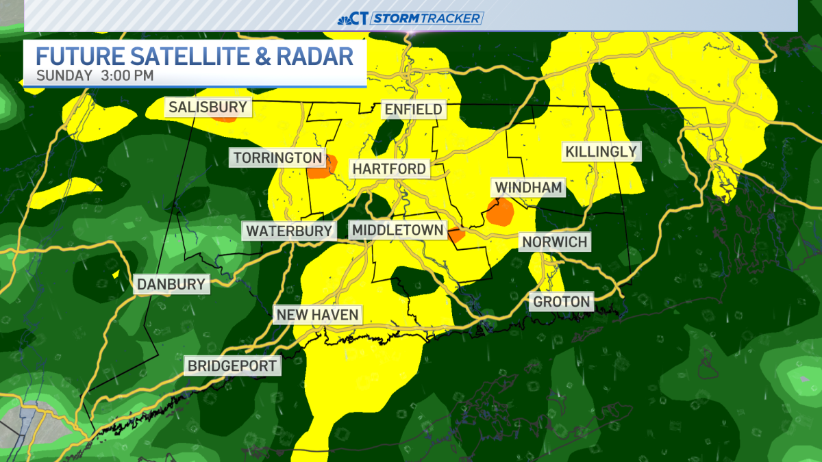 Cooler with sunshine on Saturday, showers return on Sunday
