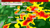 Heavy rain possible at times through a soggy Sunday