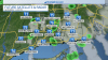 Spotty showers possible through Saturday afternoon and evening
