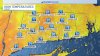 Humidity increases and possible showers for Wednesday night