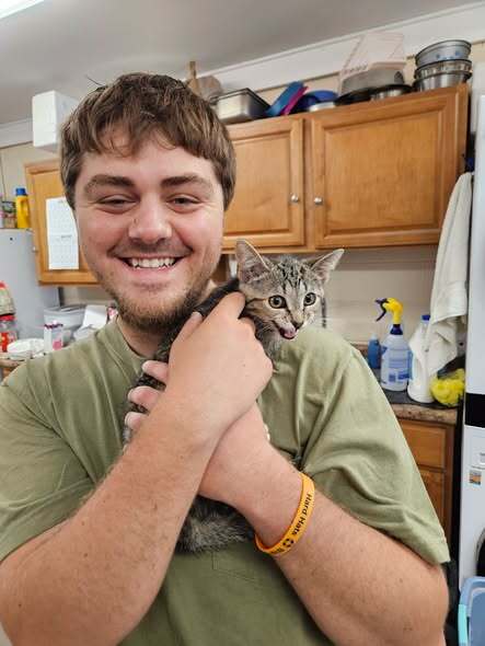 Waterford man adopts kitten he rescued after 120-foot fall from Gold ...