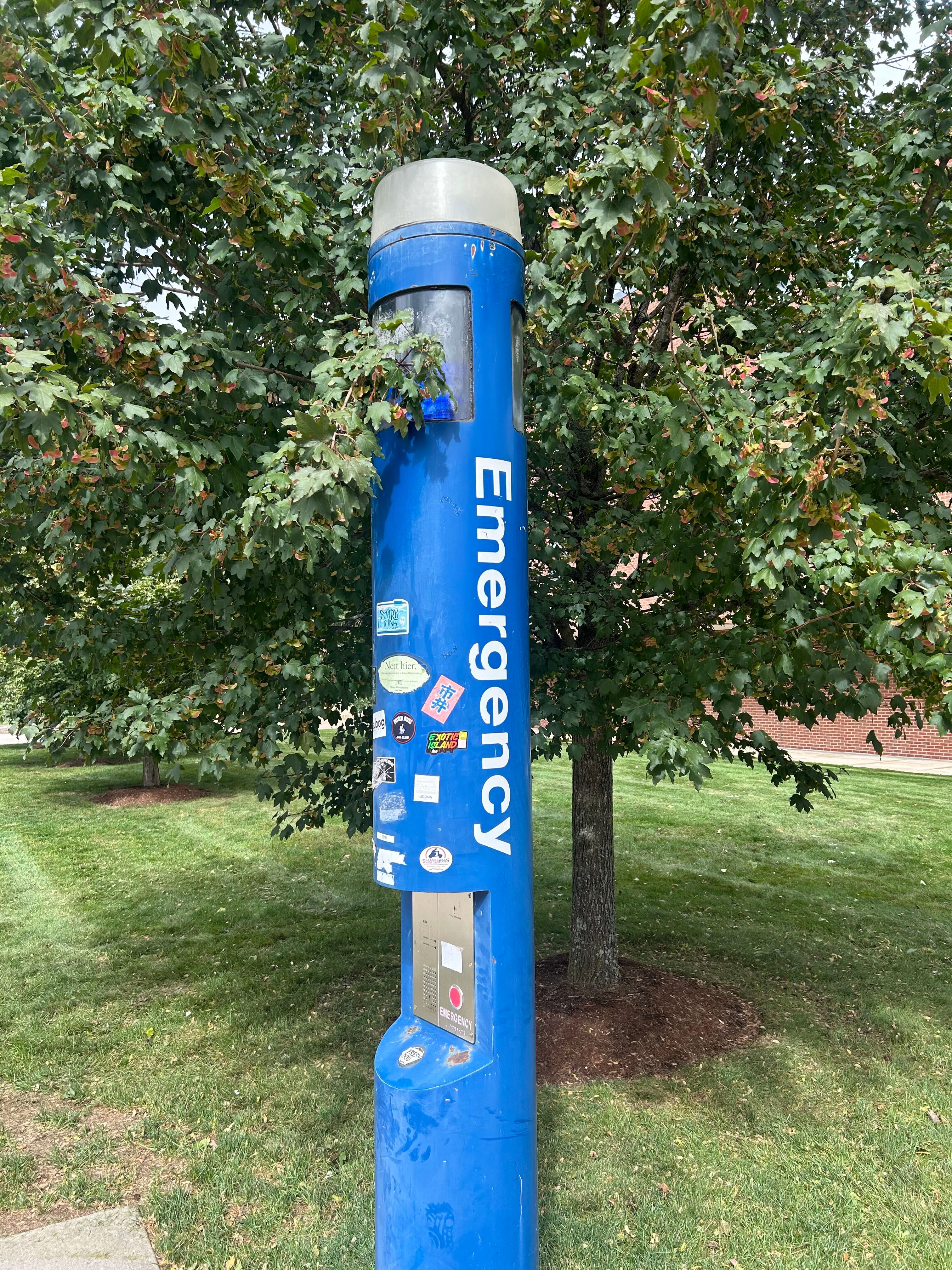 UConn Faces Lawsuit Over Planned Removal of Blue Light Emergency Phones