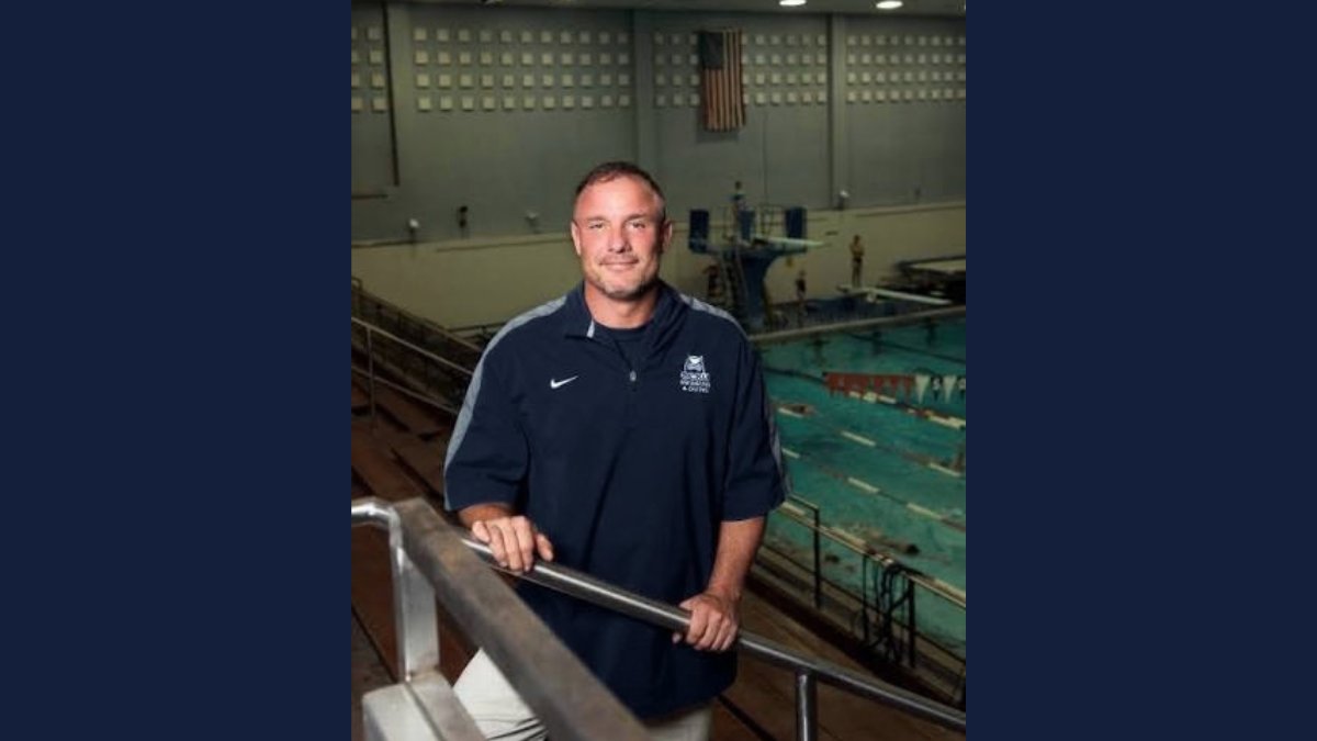 SCSU dedicates scoreboard to beloved longtime swim and dive coach