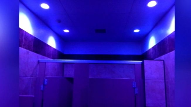 Pa Gas Station Hopes Blue Lights In Bathroom Can Deter Use Gas Station Installs Blue Lights To Deter Opiod Use