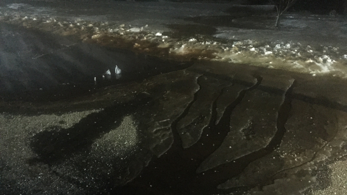 Frigid Temperatures Cause Water Main Break in Berlin