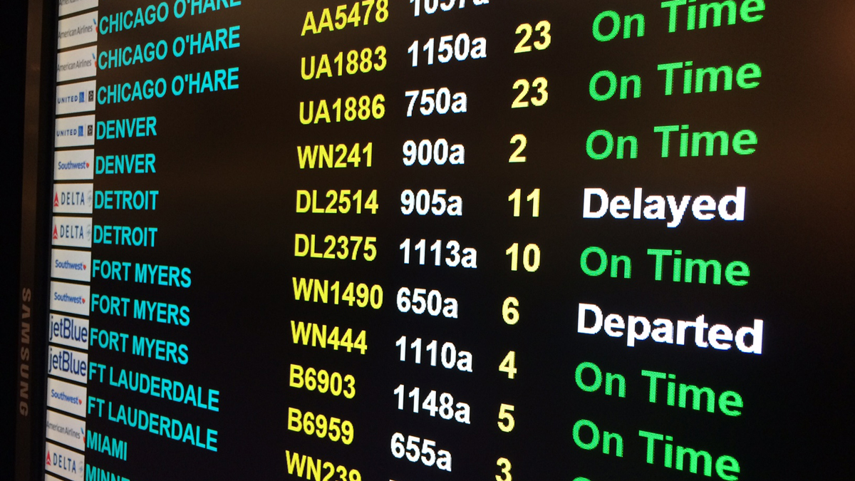 Snow Causes Flight Cancellations, Delays At Bradley