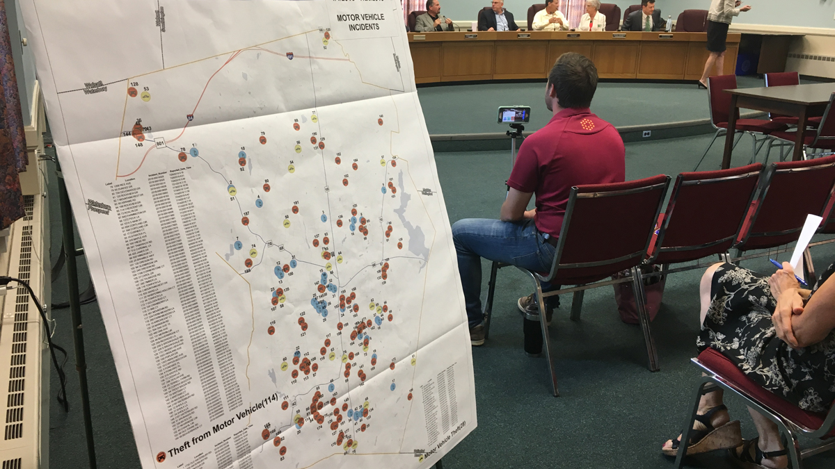 Cheshire Looking at Ways to Combat Car Break-Ins