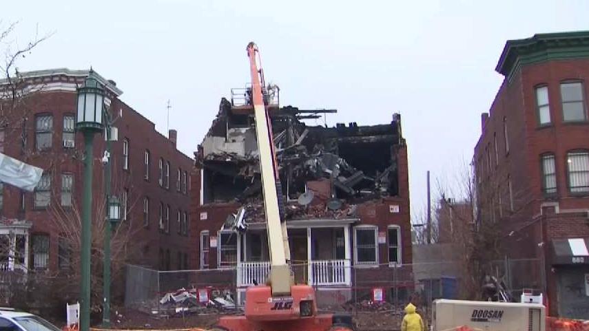 Demolition Begins on Vacant Hartford Building Damaged by Fire