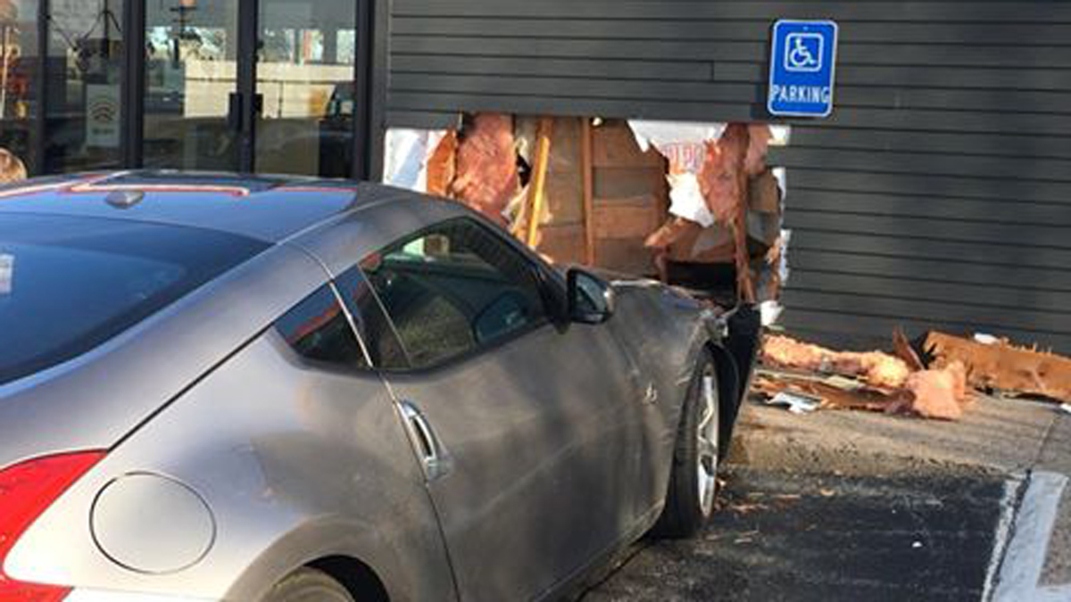Car Slams into East Windsor Burger King
