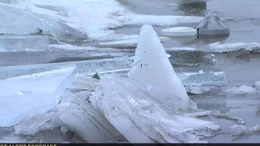 Coast Guard Breaking Up Ice Along Connecticut River