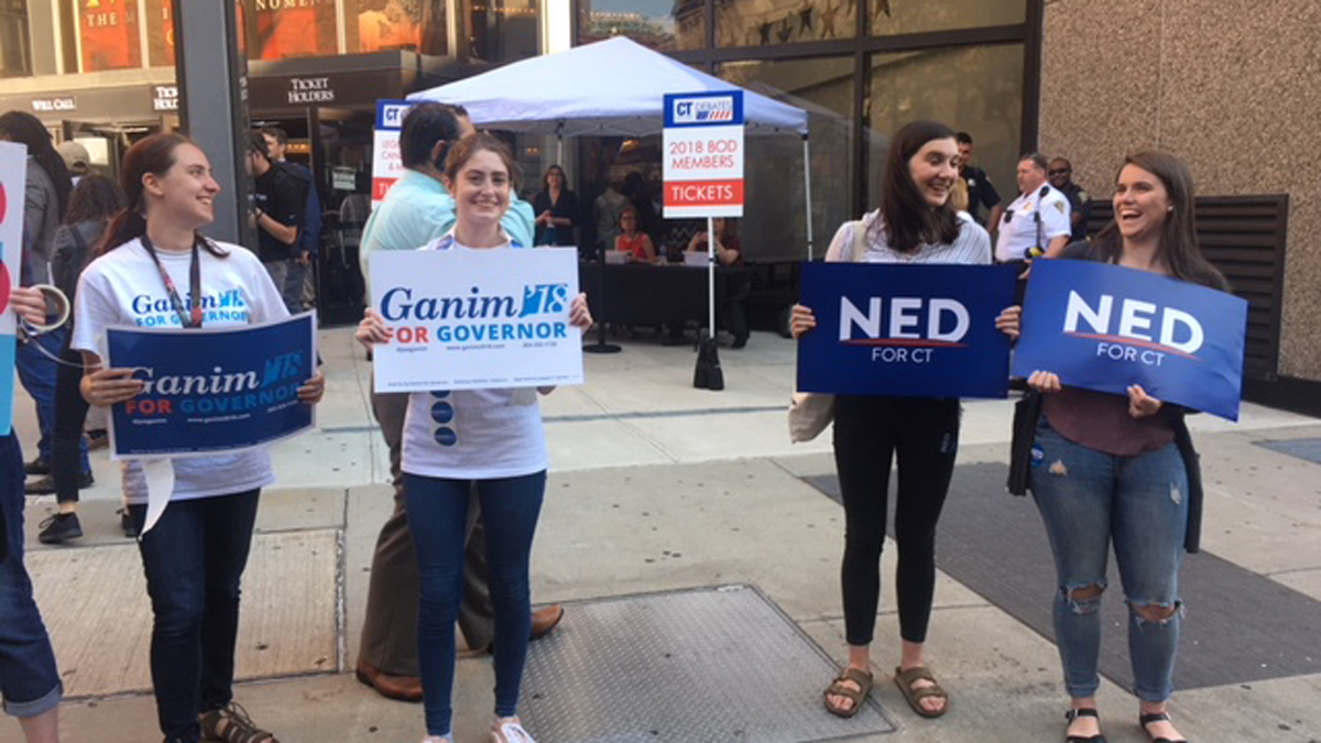 Lamont, Ganim Lay Out Contrasting Outlooks at Debate