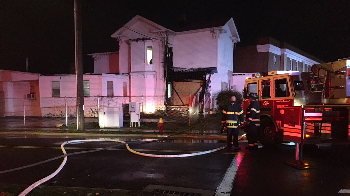 Flames Break Out at Hartford Church