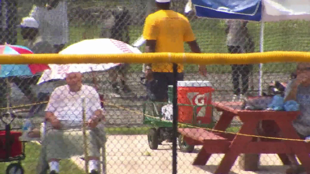 Kids Playing Little League Tournament in Heat