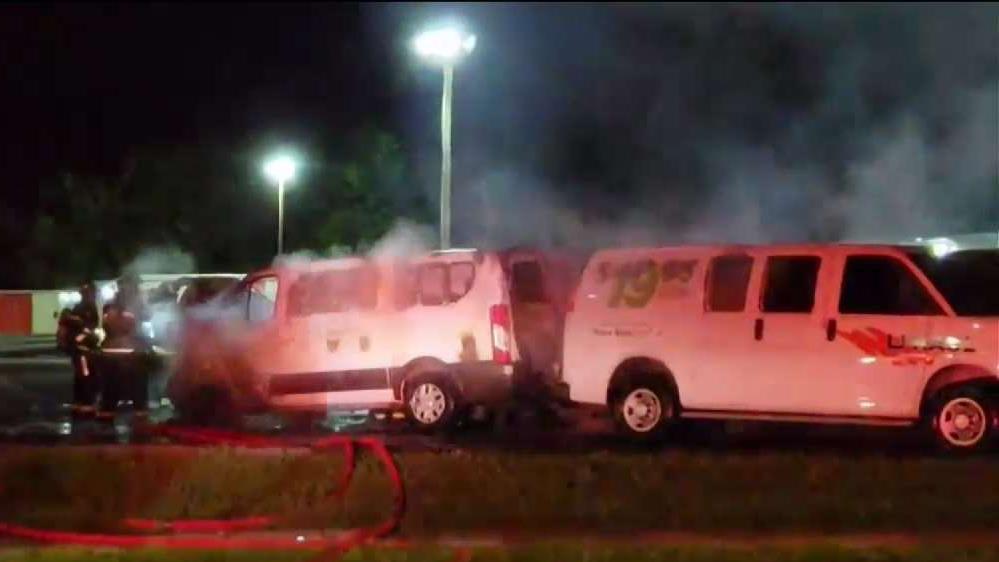 Investigation Underway After Fire in U-Haul Vans in Hartford