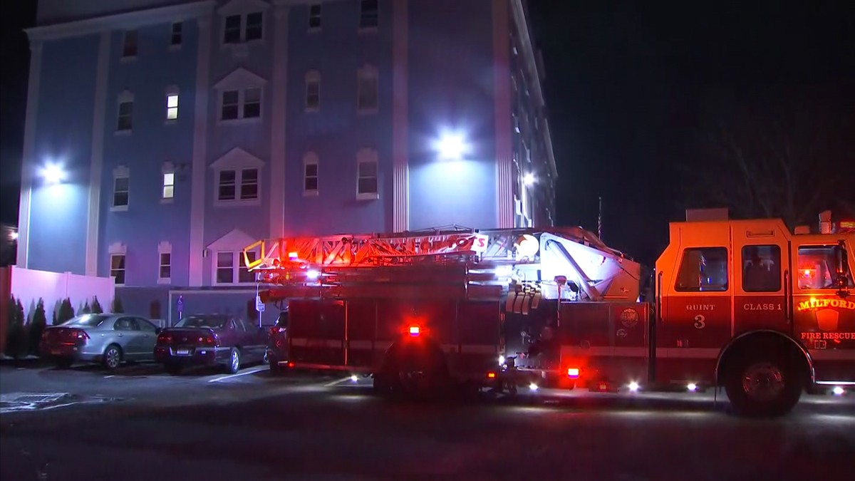 Firefighter Injured, Residents Displaced After Fire at Foran Towers in Milford