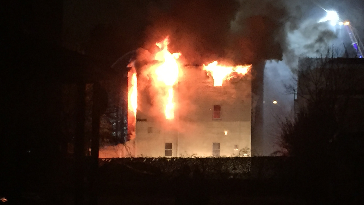 Firefighter Injured, Roof Collapses in New Britain Fire