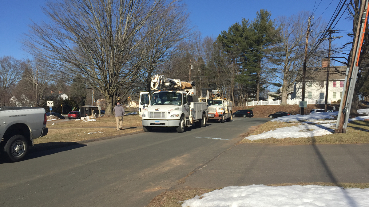 Newington Homeowner Concerned Utility Pole Needs Replacing