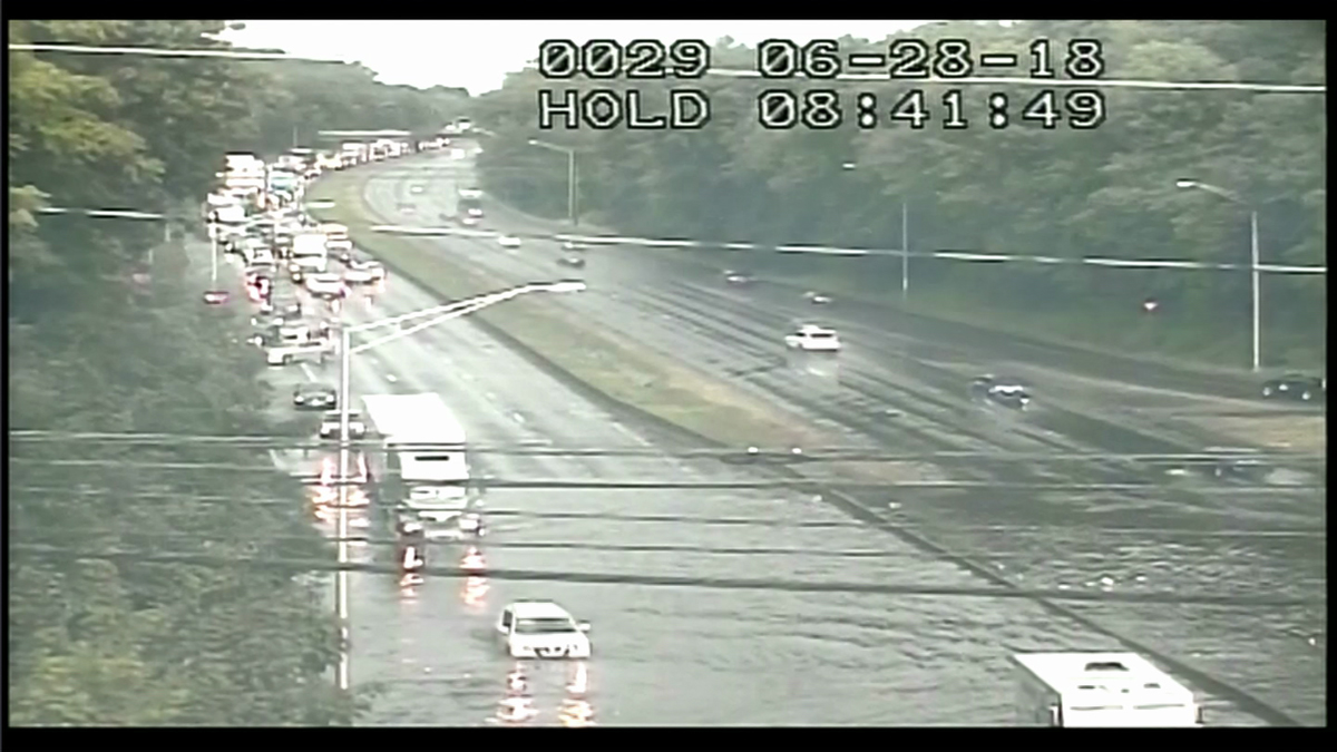 Lanes Reopen on I-95 in Norwalk After Flooding