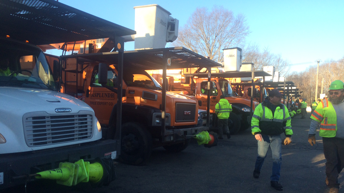 Crews Out in Force Continuing Power Restoration Effort