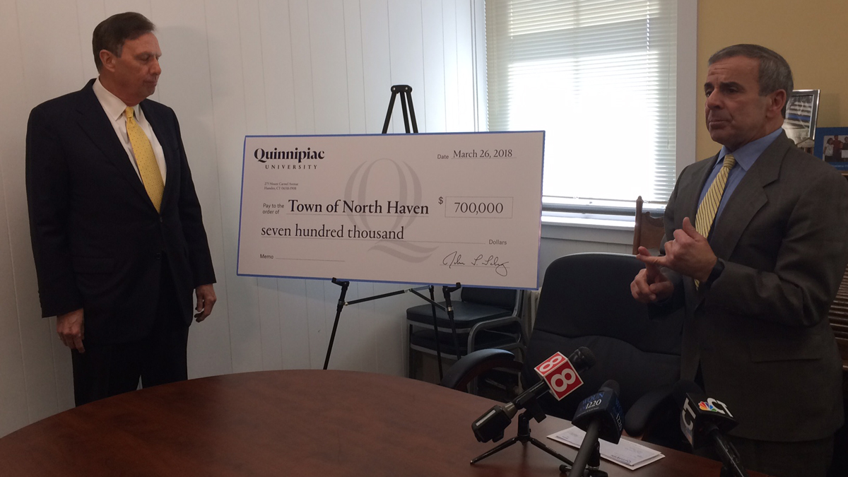 Quinnipiac Donation to Fund Upgrades at North Haven Schools