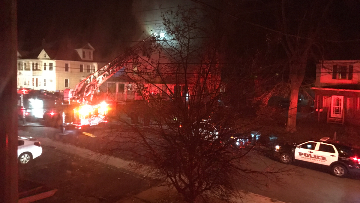 2 Families Displaced by House Fire in Manchester