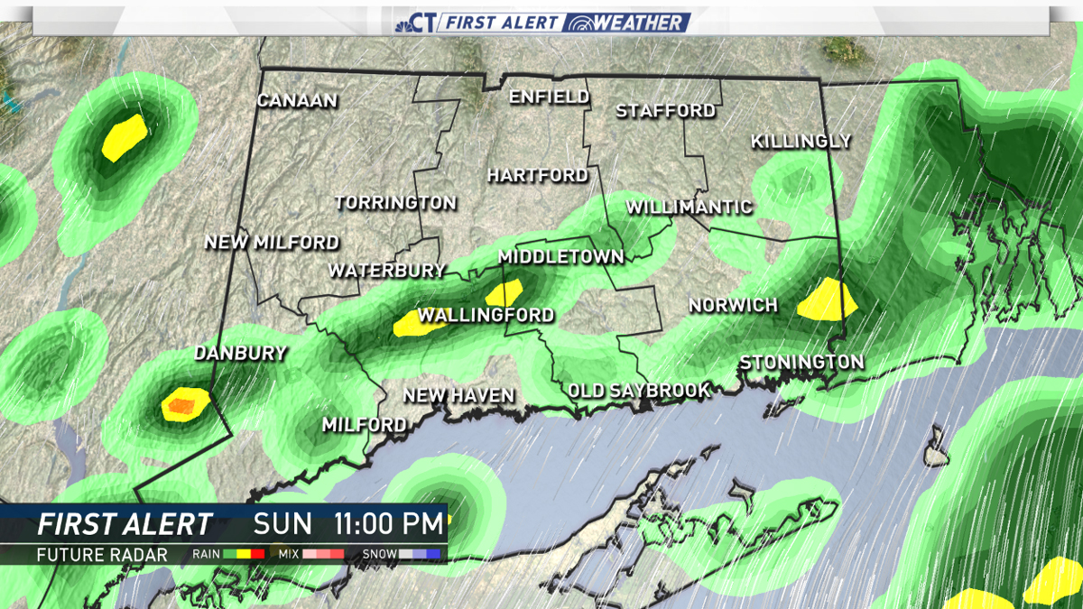Heavy Rain Peters Out Sunday Night