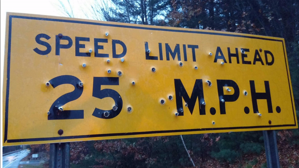 Ellington Man Fired 34 Rounds At Sign While Drunk: CSP