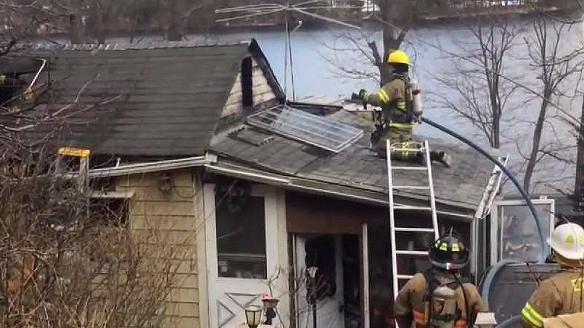 Firefighters Knock Down House Fire in Thompson