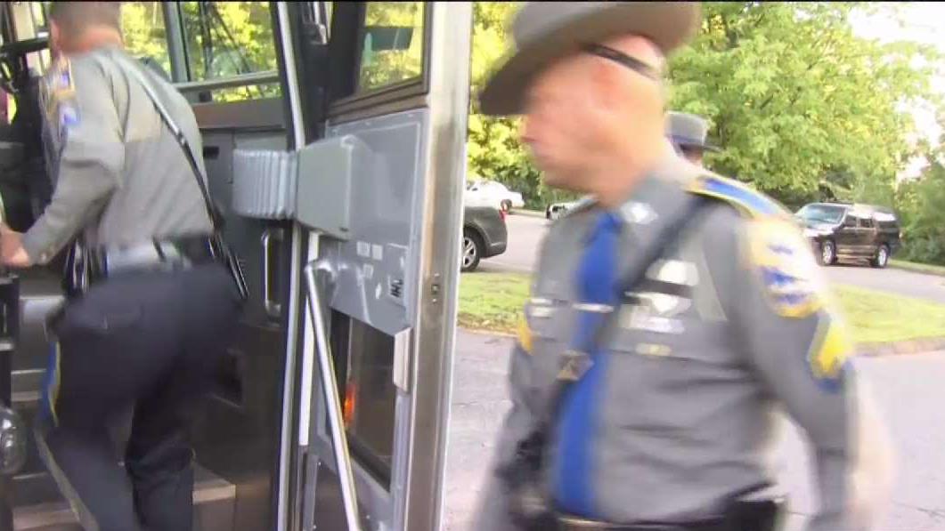 Troopers from CT Attend Funeral for Weymouth Officer