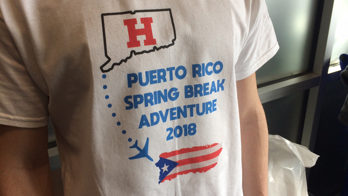 UHart Students Spend Spring Break Helping Hurricane Relief