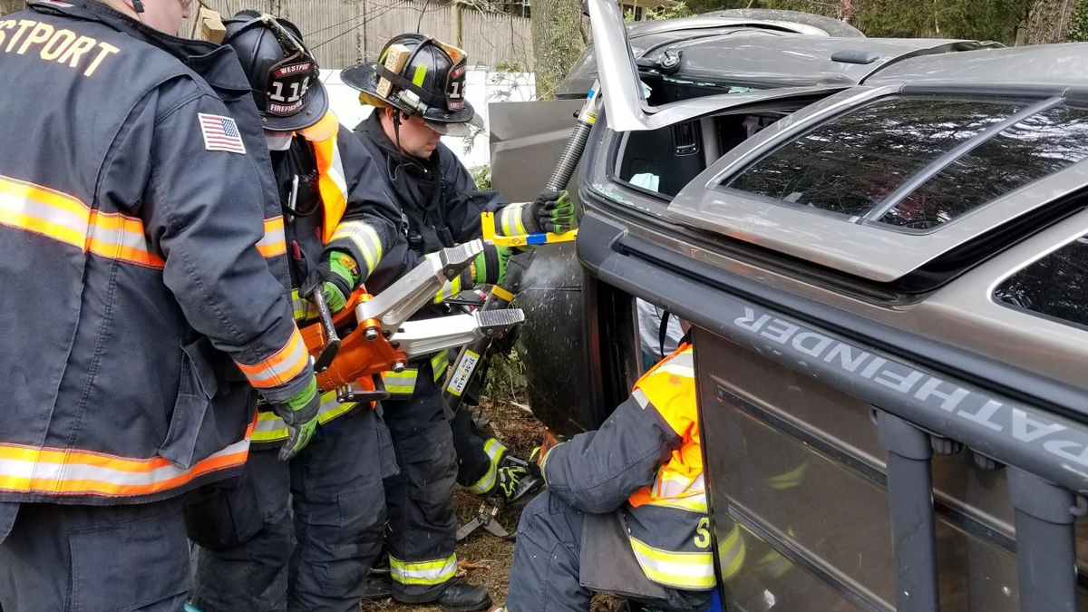 Crews Use 'Jaws of Life' to Free Victim Trapped After Crash