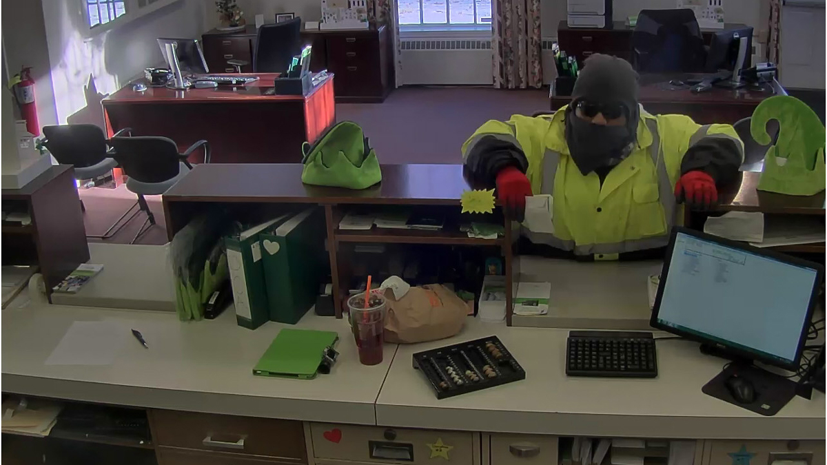 Woodbridge Police Seek Bank Robbery Suspect