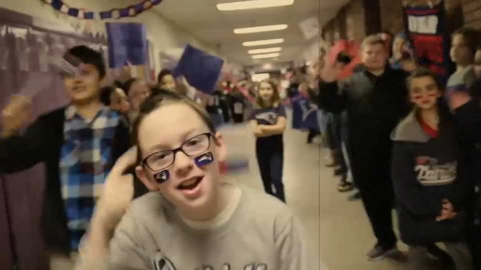 Mass. Middle School Students Showcase Pats Pride in Video