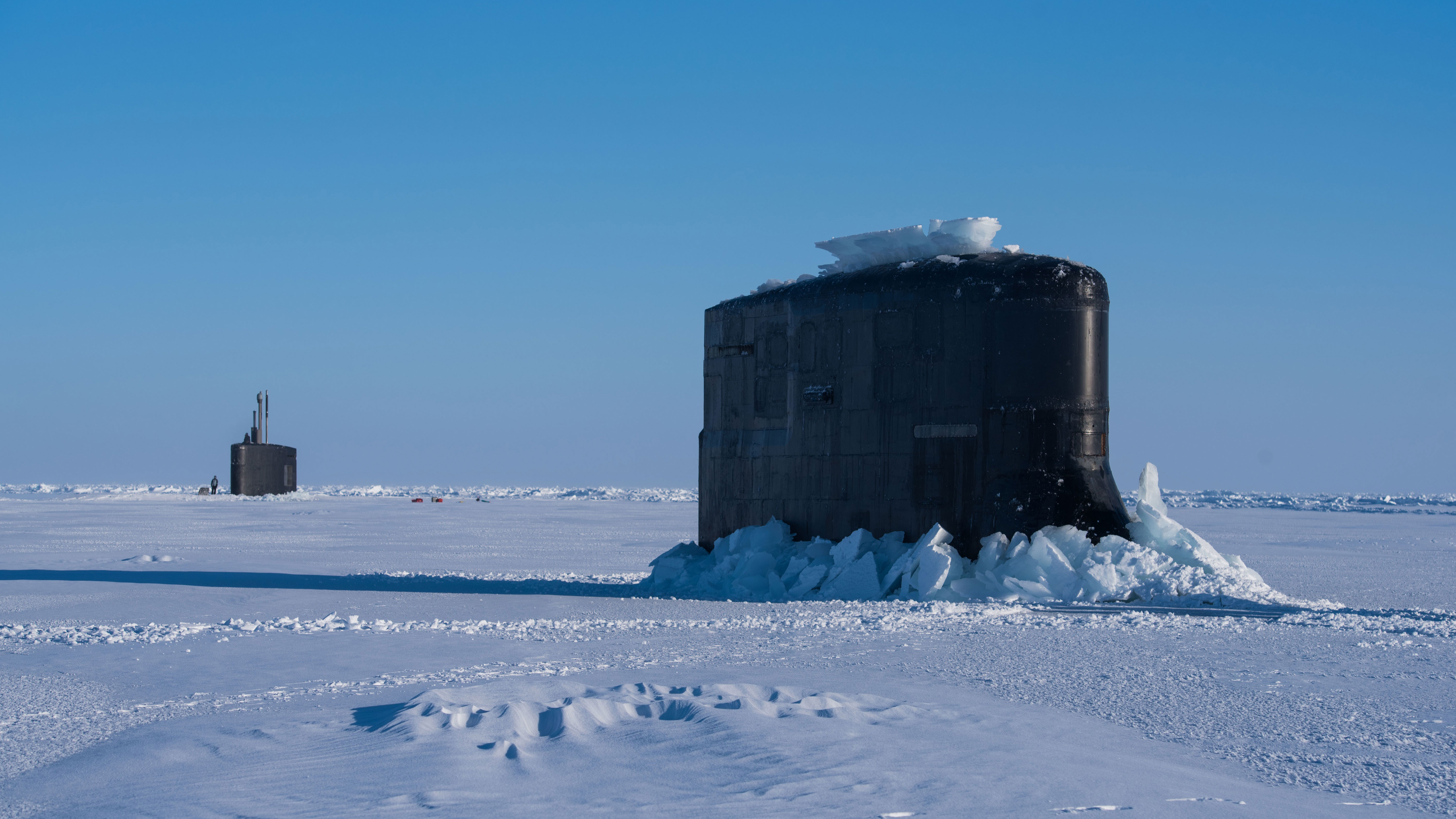 Two Connecticut-Namesake Submarines Train in Arctic Circle