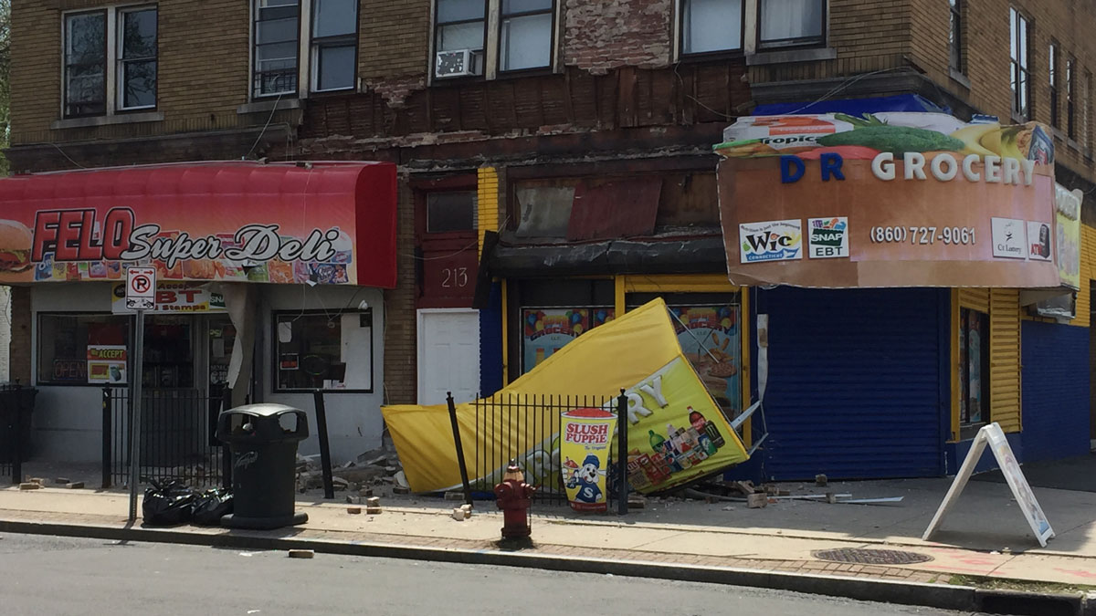 Hartford Building Partially Collapsed Thursday