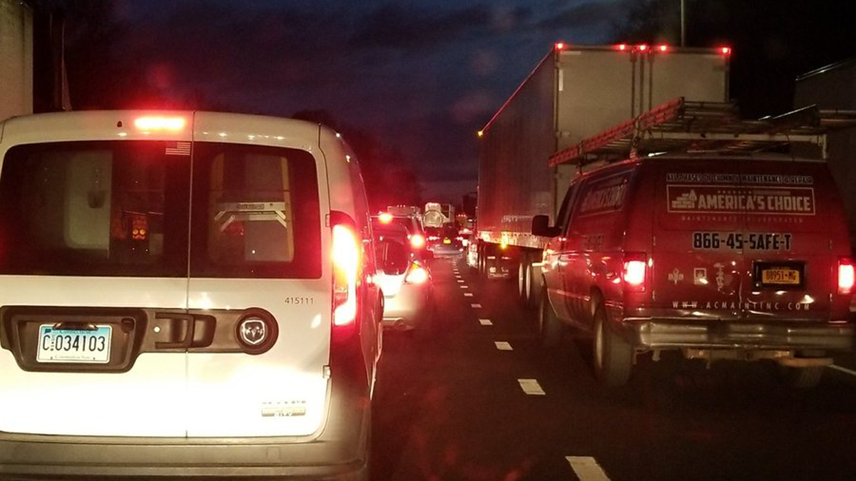 Icy Conditions Forced Closure of I-91 North in Cromwell