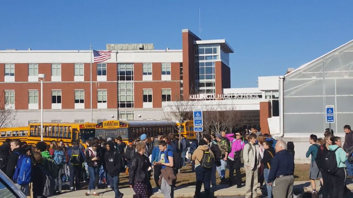 Killingly High School Building Evacuated After Oil Spill