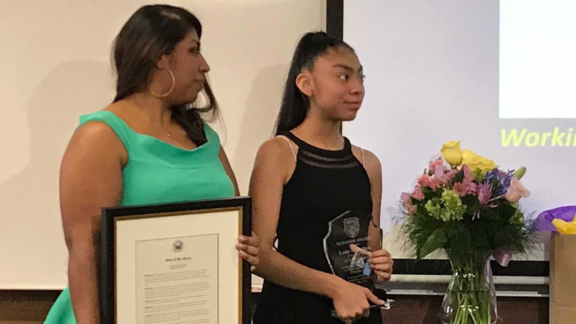 Meriden Girl Honored For Acting Bravely During Robbery