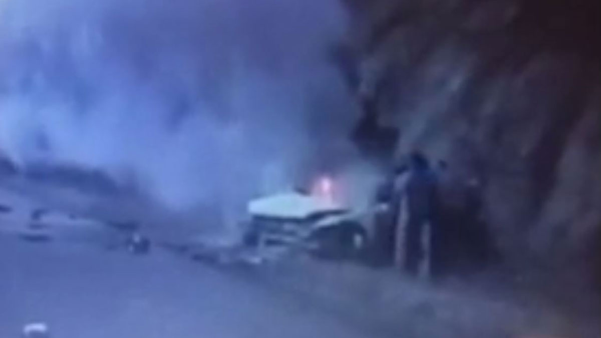 Troopers Rescue Man From Burning Car