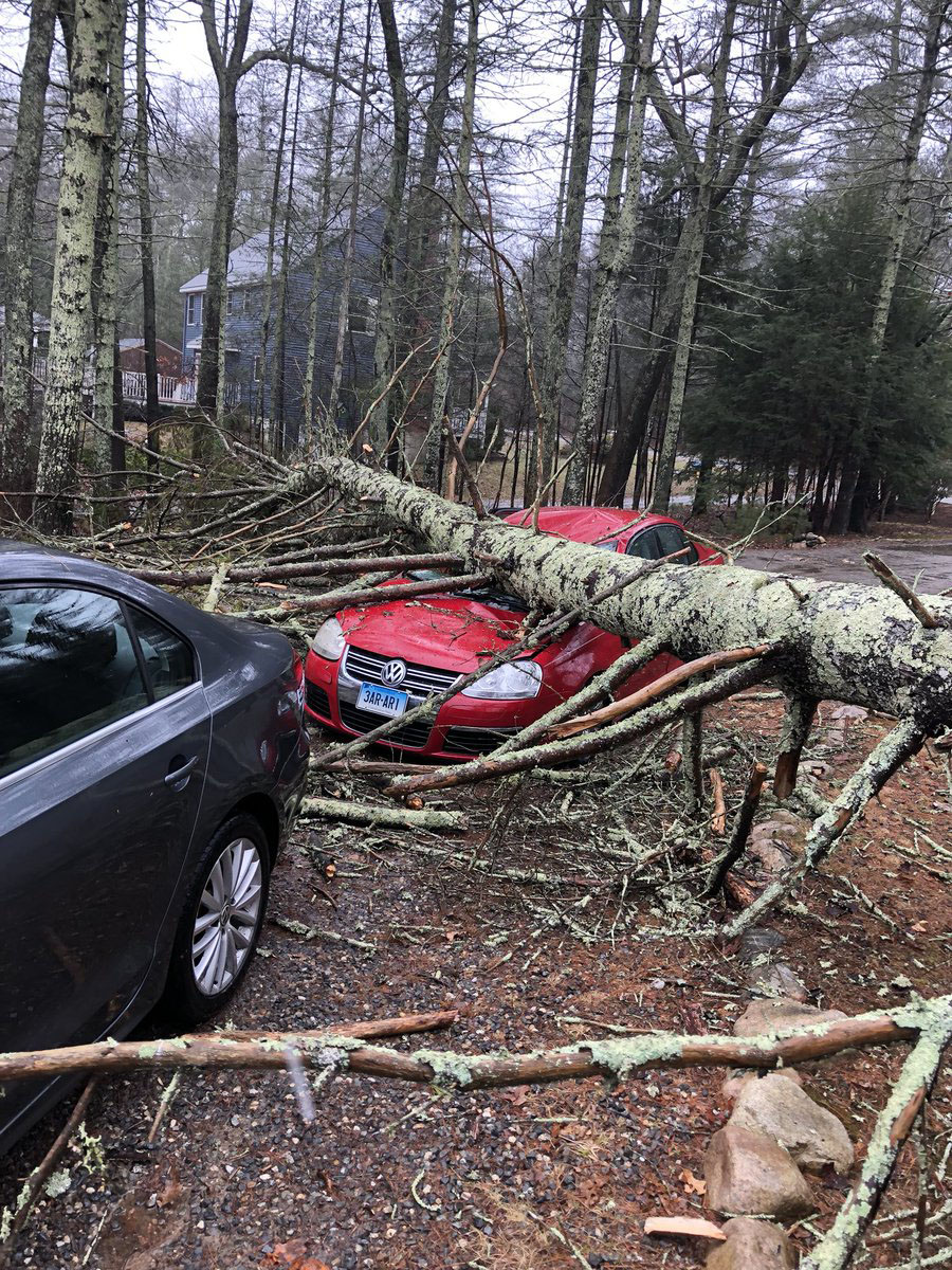 Photos: Nor'easter Causing Damage Across CT