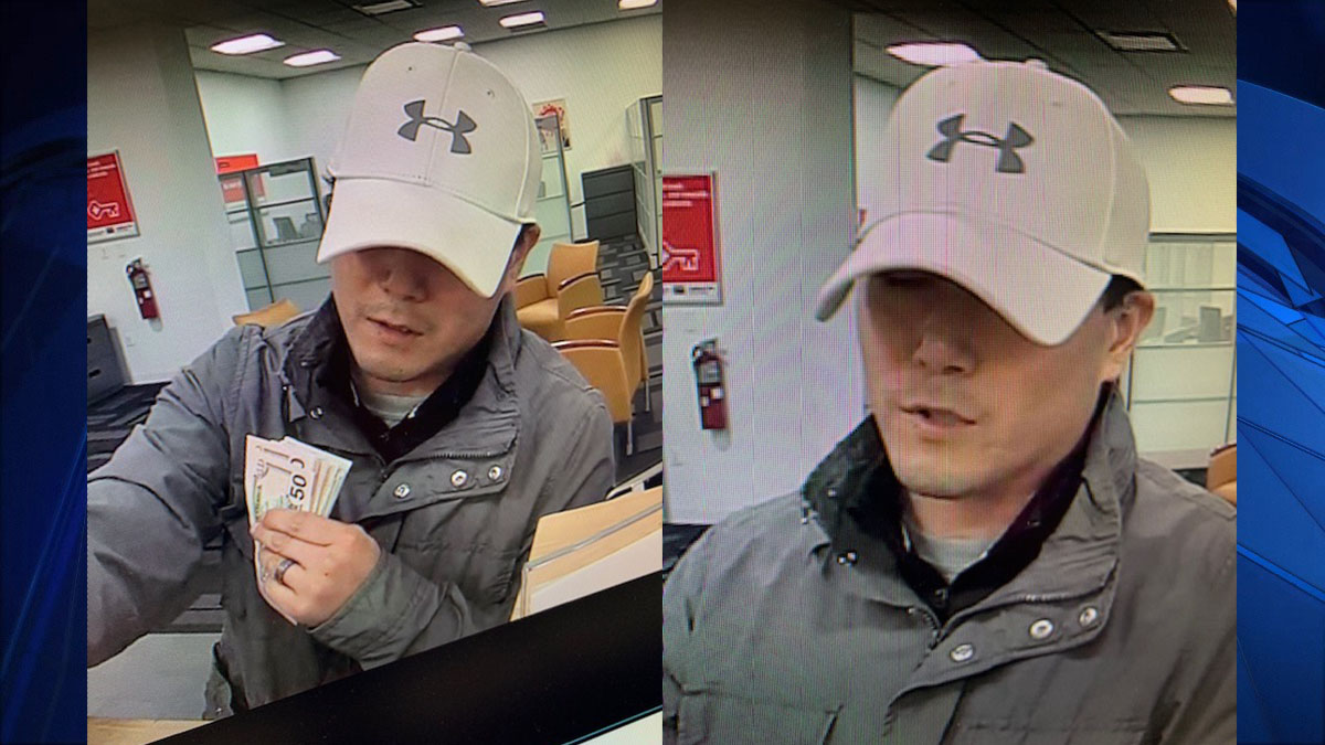 Shelton Police Search For Bank Robbery Suspect