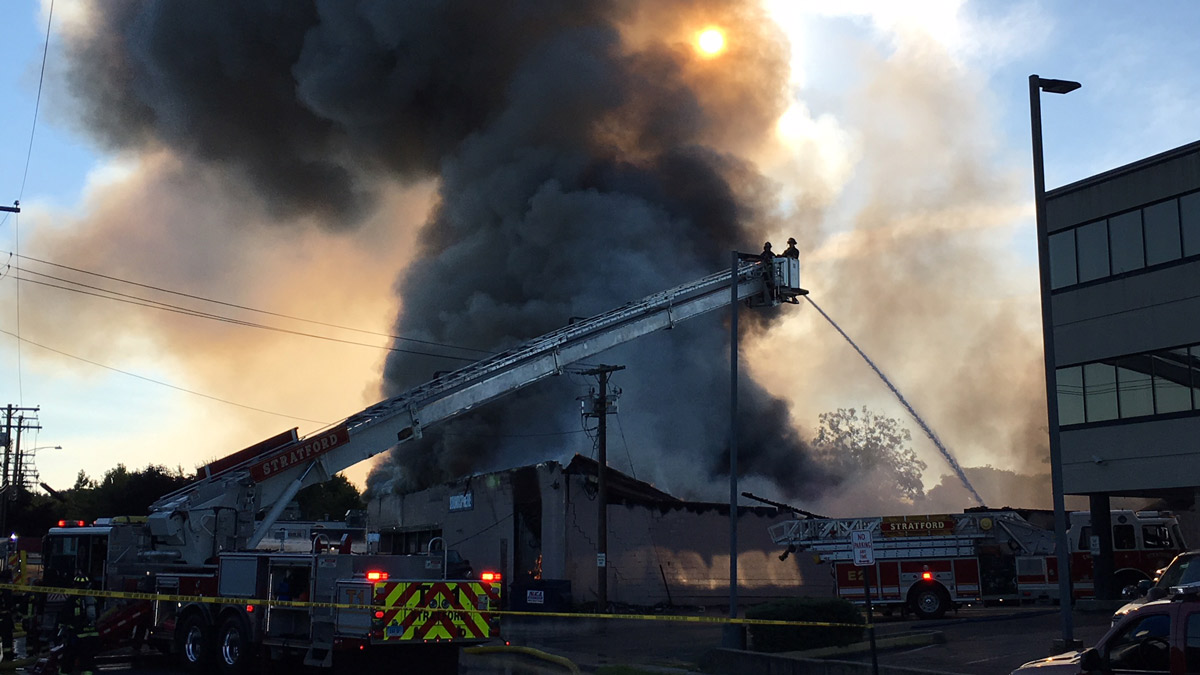 Fire Heavily Damages Business in Stratford
