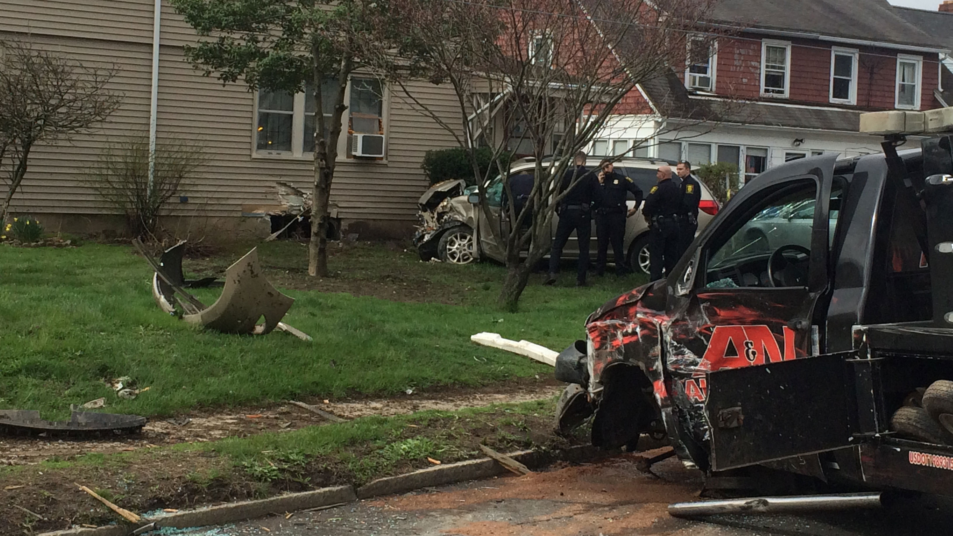 Wild Crash Ends With Arrest of Wanted Man in Hartford
