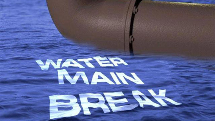 Water Main Break on Glen Street in Berlin