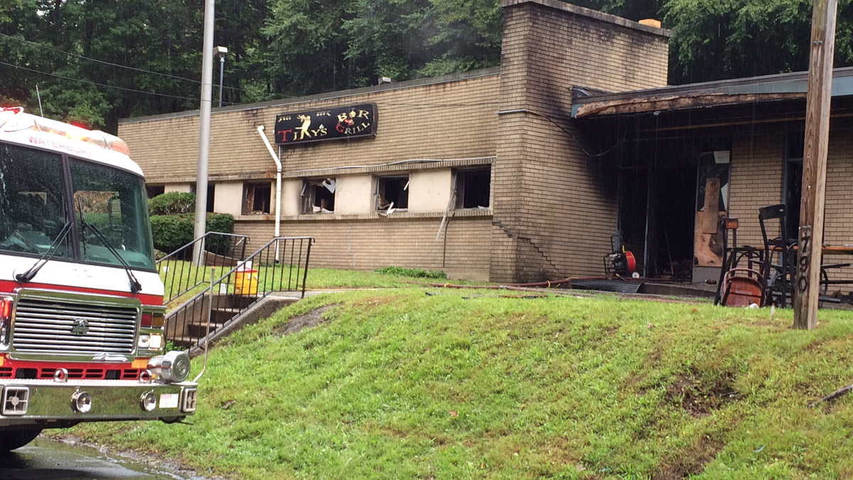 Fire at T Jay’s Bar and Grill in Waterbury Appears to Be Suspicious: Officials
