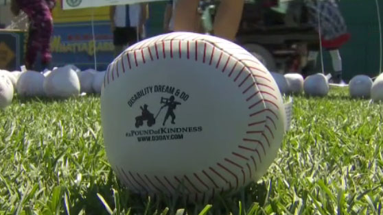 Yard Goats and Disability Dream and Do Camp at Dunkin' Donuts Park